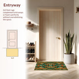 Lively Botanical Inspired Look(Green)