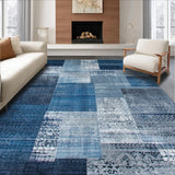 Lively Colorful Medley of Shapes(Blue)