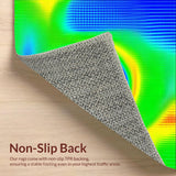 Dynamic Colorful Spiral Illusion(Blue)