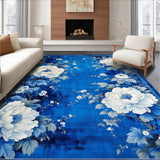 Luxurious Ornate Floral Design(Blue)