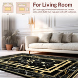 Contemporary Geometric Border Style(Black)