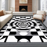 Dynamic Monochrome Vortex Aesthetic(Black)