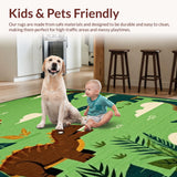 Colorful Dino Adventure Scene(Green)