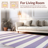 Elegant Light Purple Geometric Accents(Purple)