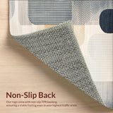 Chic Grey Beige Contemporary Abstract Animal Inspired Geometric(Gray)