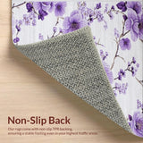 Ultra Soft Area Rug, Non Slip, Stain Resistant, Washable Area Rugs for Living Room, Bedroom, Elegant Shaggy Lavender Aesthetic(Purple)