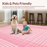 Luxurious Textured Plaid Design(Pink)