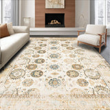 Ultra Soft Area Rug, Non Slip, Stain Resistant, Washable Area Rugs for Living Room, Bedroom, Boho Inspired Beige Runner Non Slip Kitchen Floor(Beige)
