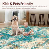 Chic Geometric Aqua Tones(Green)