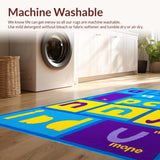 Colorful Numbers and Shapes Arrangement(Blue)