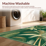 Whimsical Retro Nature Illustration(Green)