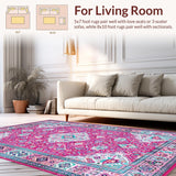 Artistic Colorful Tribal Print Runner(Pink)