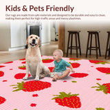 Charming Retro Strawberry Design(Pink)