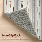 Chic Textured Coastal Scene Design(Gray)