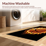 Contemporary Flame Accent Decor(Black)