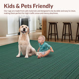 Elegant Dark Green Tiled Texture(Green)