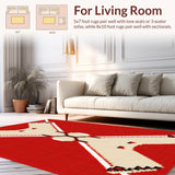 Charming Vintage Baseball Motif(Red)