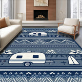 Vibrant Abstract Escape(Blue)
