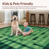 Elegant Minimalist Check Texture(Green)