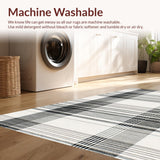 Chic Blue Toned Camping Fabric(Black)