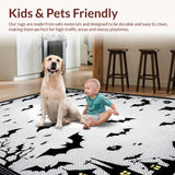 Elegant Black and White Bats(Black)