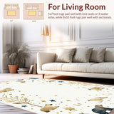 Cute Nordic Cloudscape Illustration(Beige)