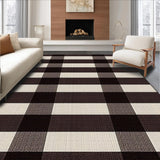 Chic Modern Neutral Grid Motif(Beige)