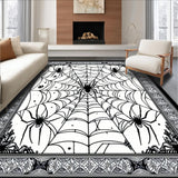 Charming Black White Circular Decor(Black)