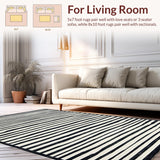 Chic Zebra Striped Aesthetic(Black)
