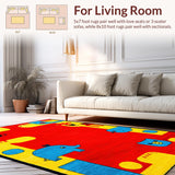 Cheerful Multicolored Educational(Red)