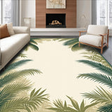 Contemporary Green Flourish(Beige)