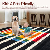 Chic Geometric Color Burst(Black)