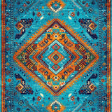 Eclectic Blue Toned Botanical Design(Blue)
