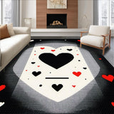 Chic Monochrome Patterned Mat(Black)