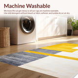 Chic Gray Yellow Geometric Fusion(Yellow)