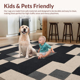 Distressed Black Checkered Farmhouse(Beige)