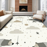 Charming Whimsical Watercolor Bears(Beige)