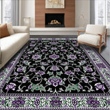 Luxurious Monochrome Nature Motif(Black)