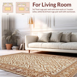 Cozy Muted Floral Geometry(Beige)