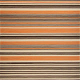 Ultra Soft Area Rug, Non Slip, Stain Resistant, Washable Area Rugs for Living Room, Bedroom, Artistic Cordaman Stripe Aesthetic(Orange)