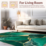 Elegant Jewel Toned Abstract Composition(Green)