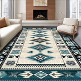 Artistic Black and White Tiled Motif(White)