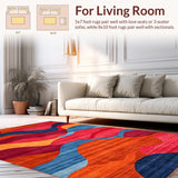 Charming Colorblock Retro Style(Red)