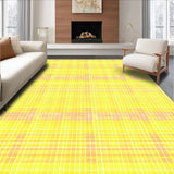 Ultra Soft Area Rug, Non Slip, Stain Resistant, Washable Area Rugs for Living Room, Bedroom, Stylish Minimalist Sunshine Vibe(Yellow)