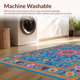 Artful Rustic Color Burst Design(Blue)