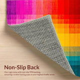 Chic Multicolored Fluid Motif(Yellow)