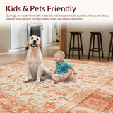 Terracotta and Cream Vintage Floral Design(Beige)