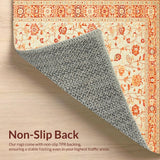 Vintage Distressed Floral Design(Beige)