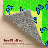 Lively Artistic Butterfly Swirl Composition(Green)