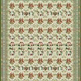 Ultra Soft Area Rug, Non Slip, Stain Resistant, Washable Area Rugs for Living Room, Bedroom, Boho Olive Green Living Room Washable Rug(Beige)